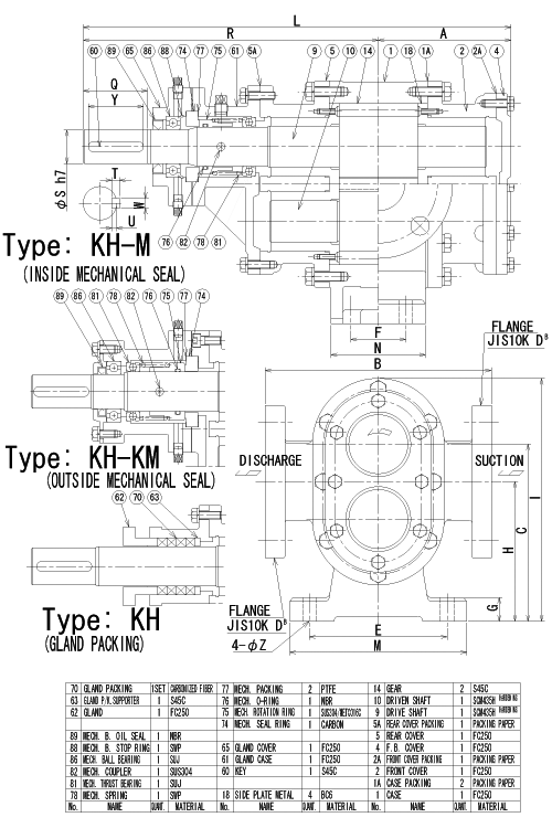 Structural drawing (KH-M type)
